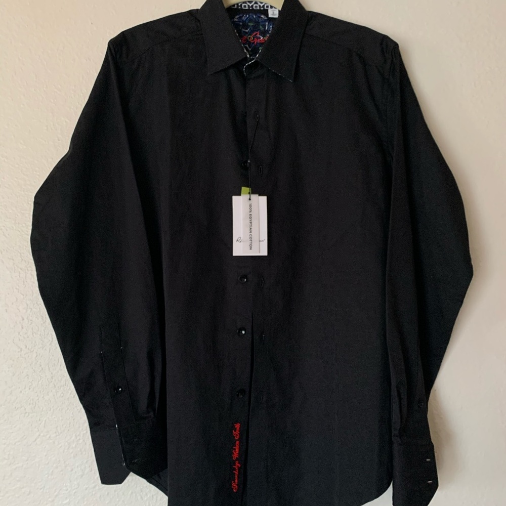 Robert Graham men’s black shirt size small